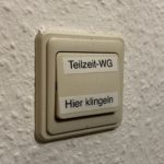 Klingelschild Teilzeit-WG